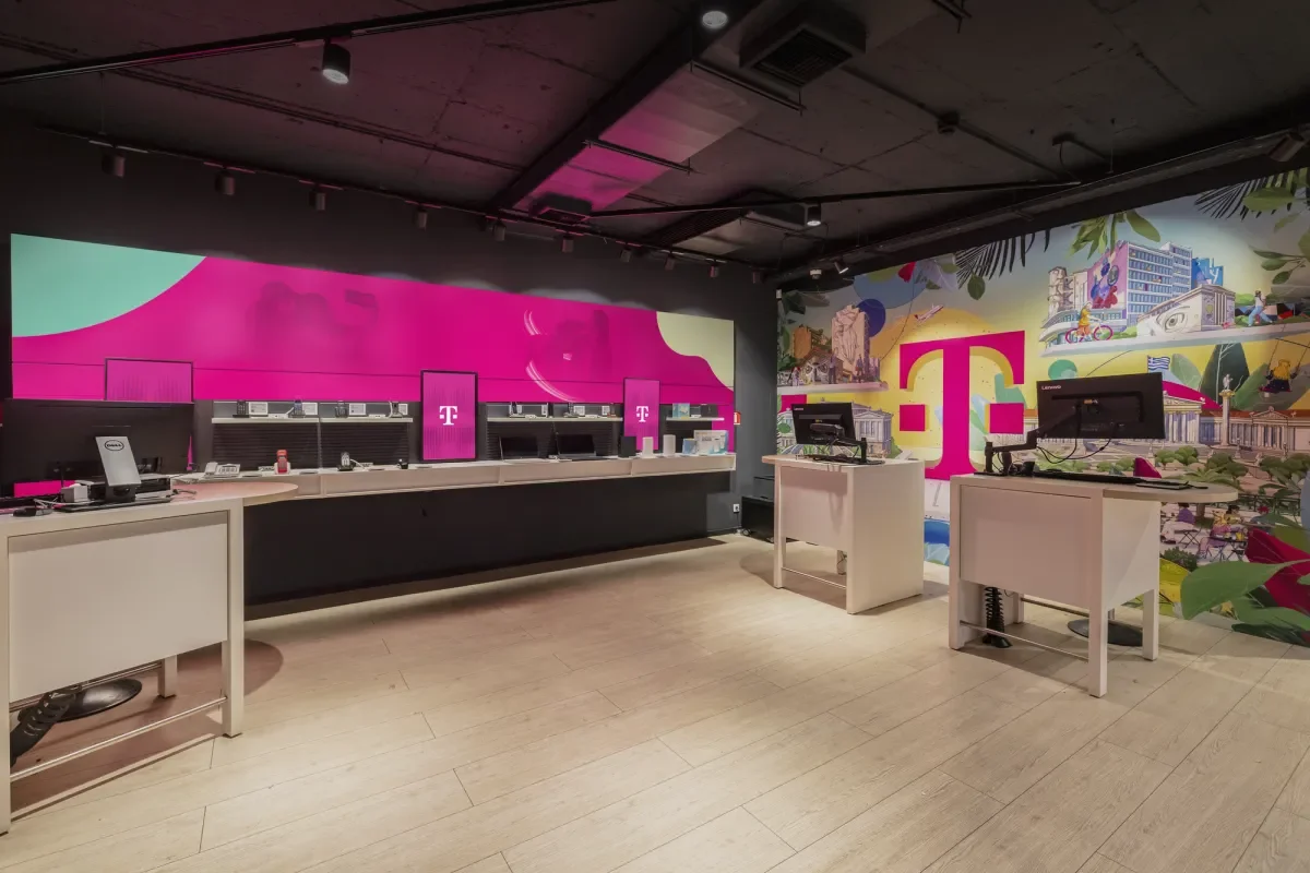 Φωτογραφία από εσωτερικό Telekom Shop στο THE MALL